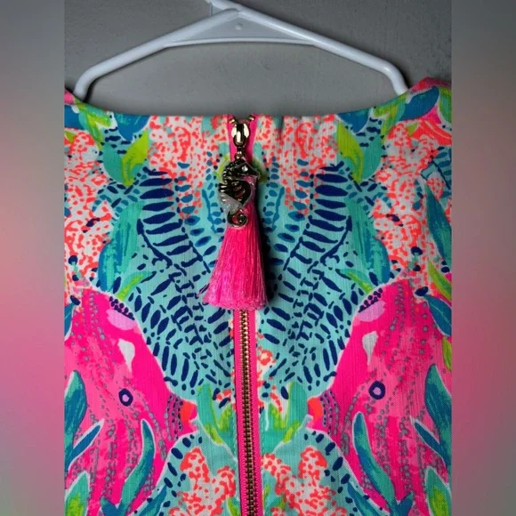 Lilly Pulitzer Mila Shift Dress multi reflections size 2 - Picture 7 of 7